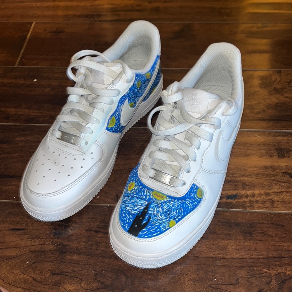 Nike Air Force 1 Customs (Starry Night)